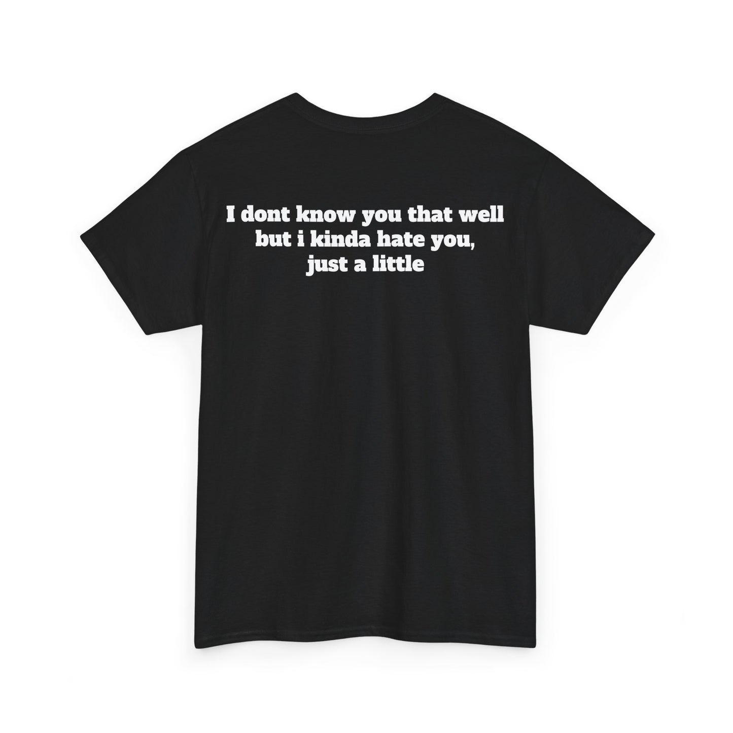 Dont know you but kinda hate you Unisex Heavy Cotton Tee