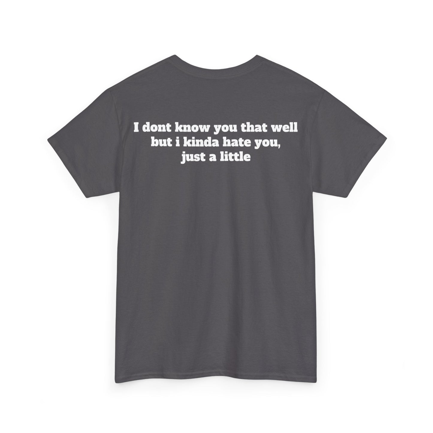 Dont know you but kinda hate you Unisex Heavy Cotton Tee