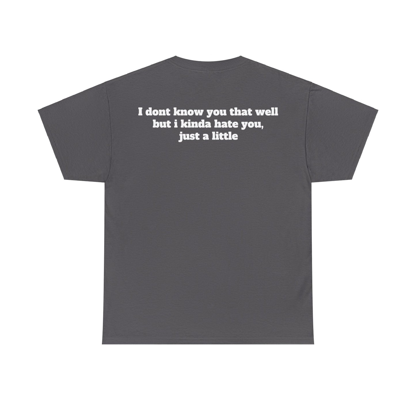 Dont know you but kinda hate you Unisex Heavy Cotton Tee