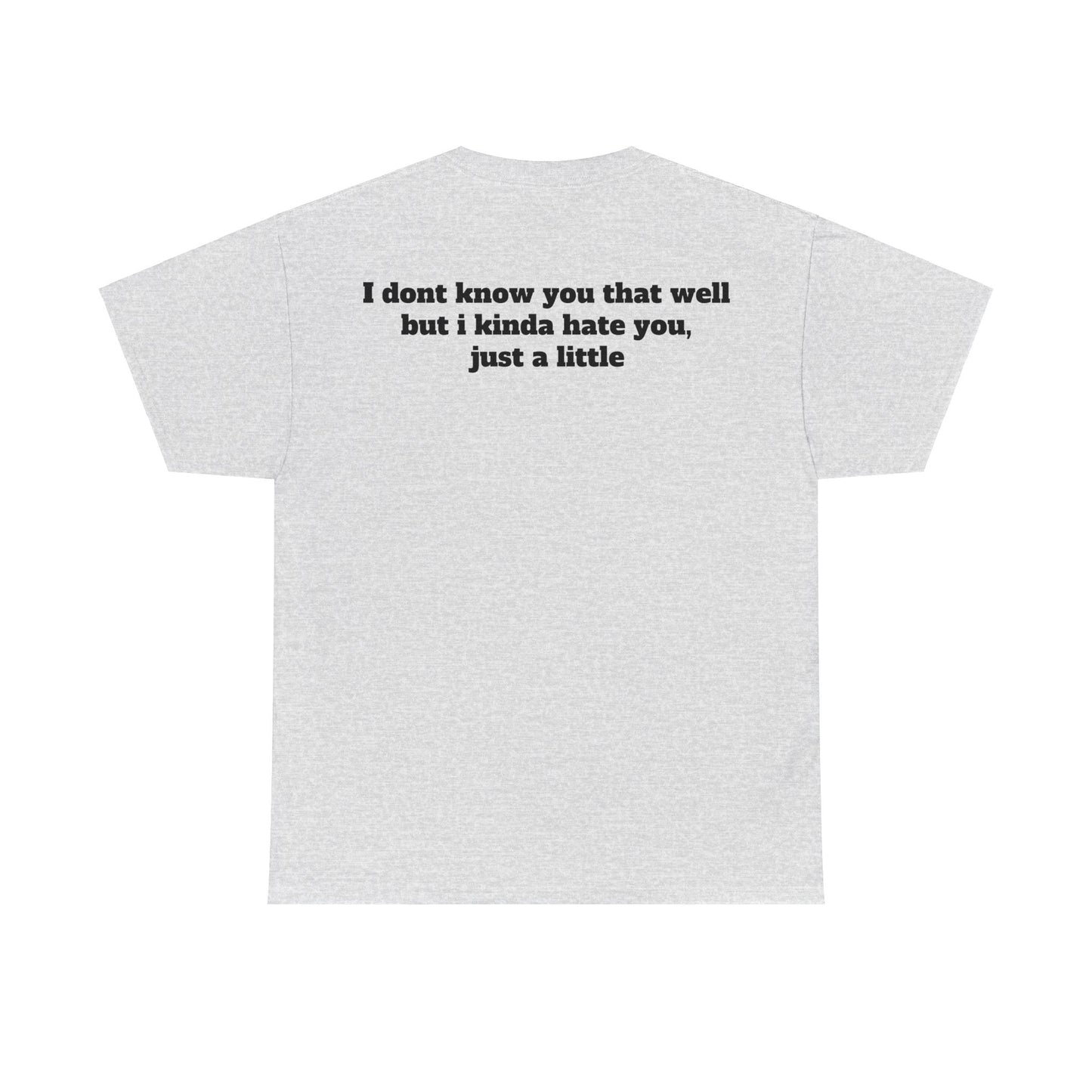 Dont know you but kinda hate you Unisex Heavy Cotton Tee